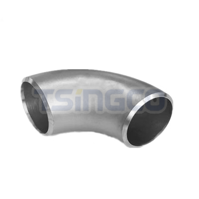 Coude de raccord de tuyau soud&eacute; bout &agrave; bout en acier inoxydable