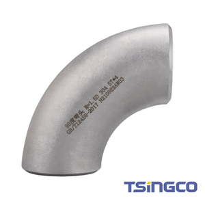 Giunto a gomito per saldatura di raccordi idraulici per tubi da 90 gradi in acciaio inossidabile duplex 316 SS304 con fornitura a basso prezzo per accessori idraulici