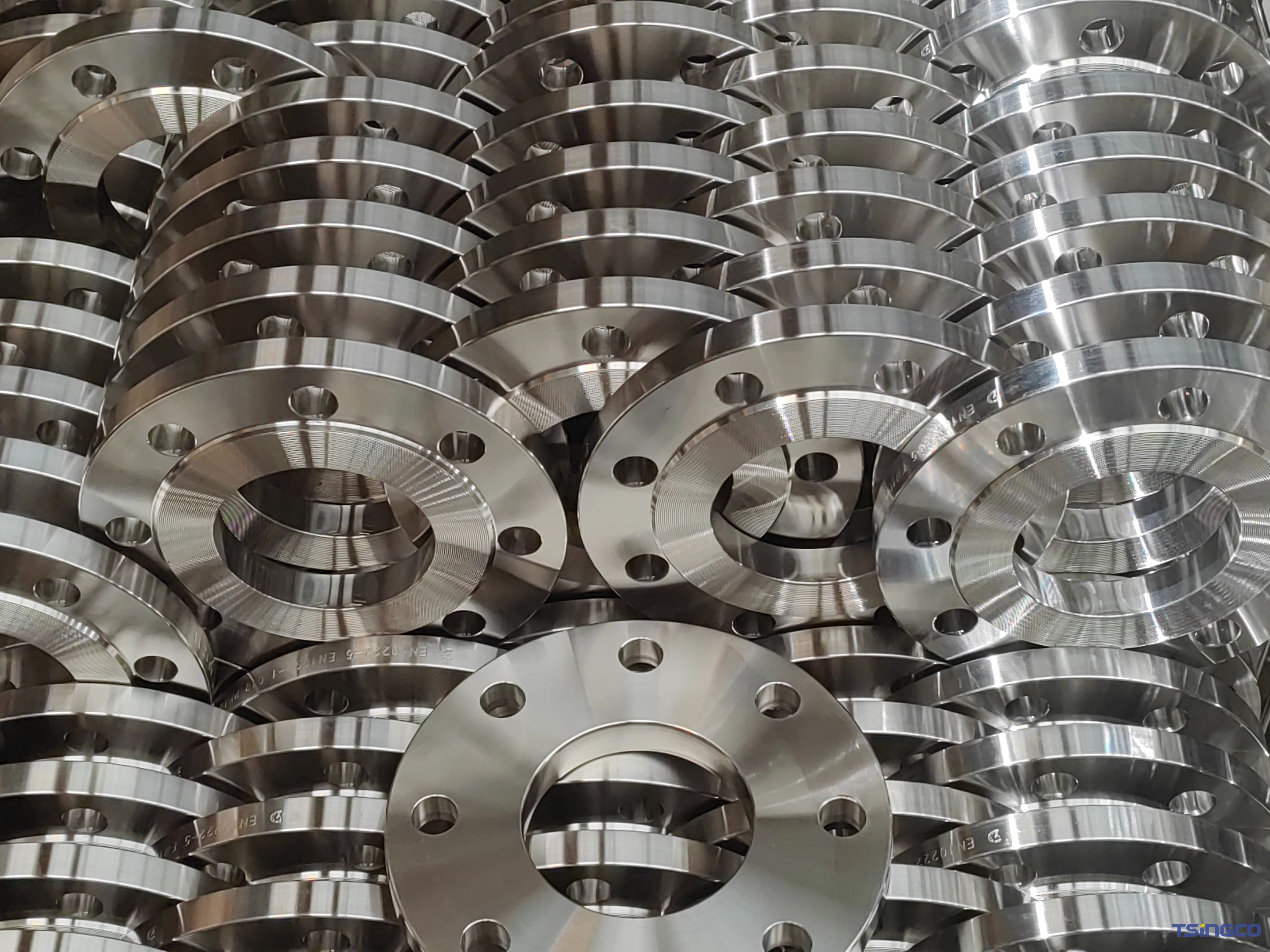 ANSI S31803 S32205 Duplex Ss Silver Stainless Steel Forging 5 Hole ប្រភេទពេញនិយម Weld Neck/Blind/Slip-on/Plate/Lap-Joint/Socket Welding Pipe Flange