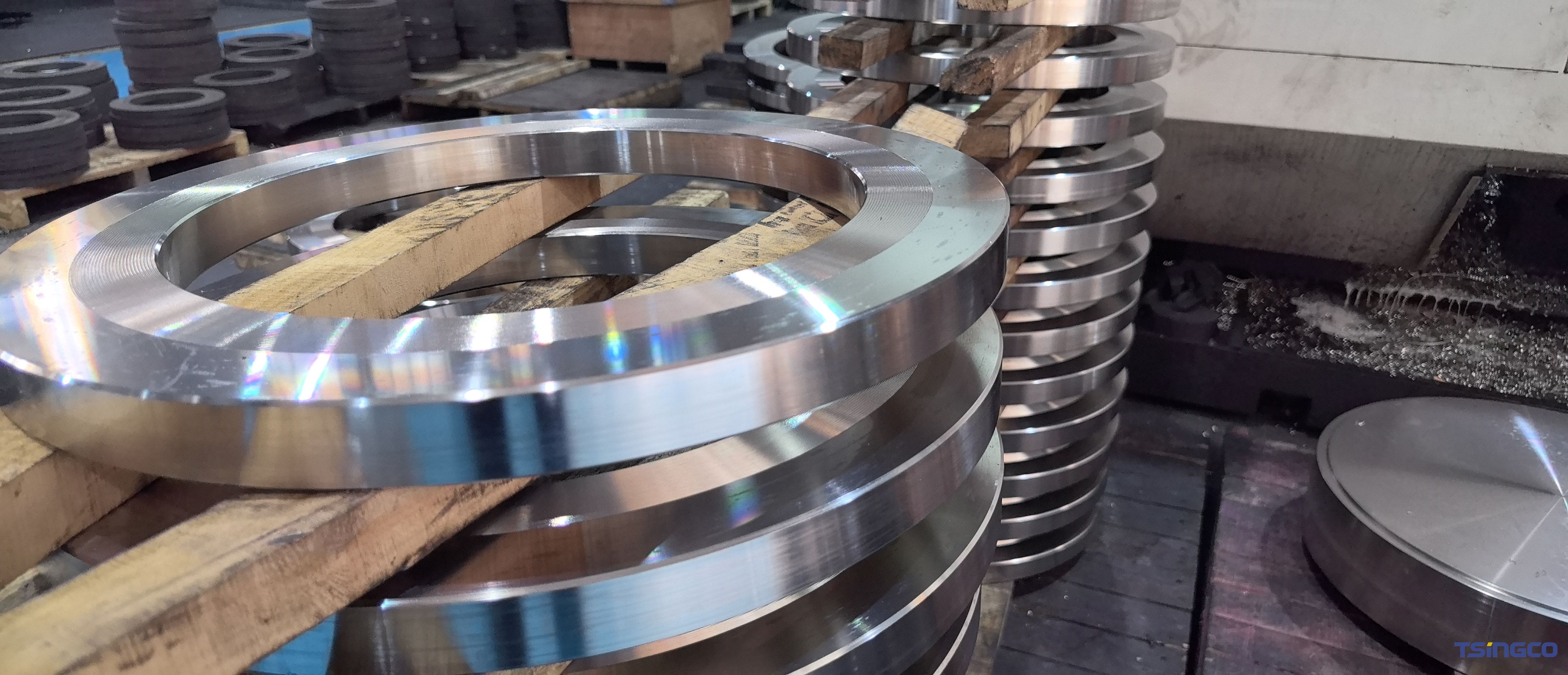 ANSI S31803 S32205 Duplex Ss Silver Stainless Steel Forging 5 Hole ប្រភេទពេញនិយម Weld Neck/Blind/Slip-on/Plate/Lap-Joint/Socket Welding Pipe Flange