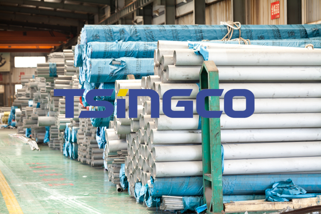 Tuyau rond Sch40 soud&eacute; sans couture en acier inoxydable ASTM 904L 2205 2507 S31803 pour mat&eacute;riaux de construction