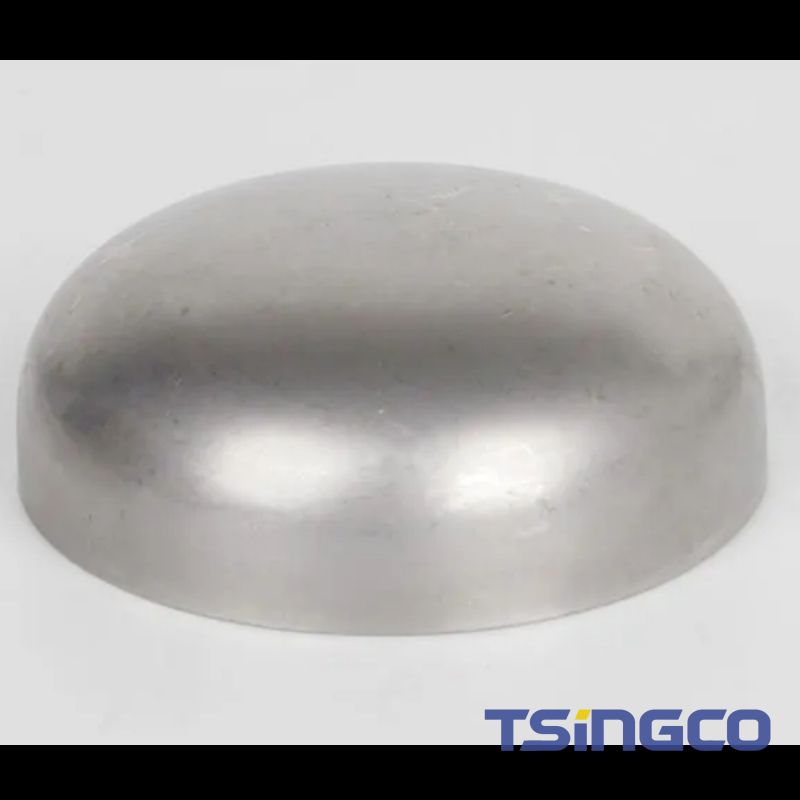 304 316L 321 2205 310 904L 3/4 اینچ درپوش گنبدی لوله فولادی ضد زنگ جوش برای کار خط لوله