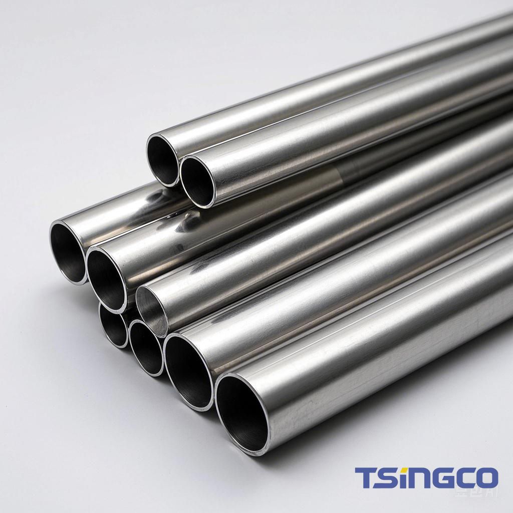 Duplex S2205 316 Smo Austenitic Corrugated Tubing Di Dalam Lubang Mesin Menggambar Pipa Stainless Steel