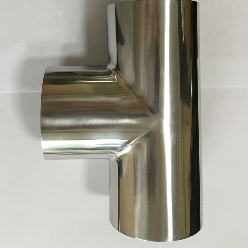 DIN Standard Nickel Alloy Steel Pipe Fitting Inconel 690 625 600 Straight Tee with Pickled Surface