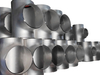 DIN Standard Nickel Alloy Steel Pipe Fitting Inconel 690 625 600 Straight Tee with Pickled Surface
