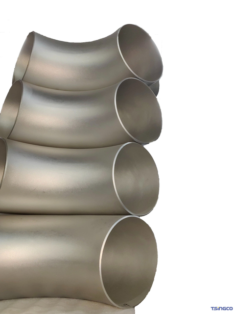 فولاد ضد زنگ دوبلکس جوش لب به لب ASTM/ASME 316 90 درجه لوله کشی با شعاع بلند/کوتاه لوله اتصالات دوار برای نرده نرده استفاده شده