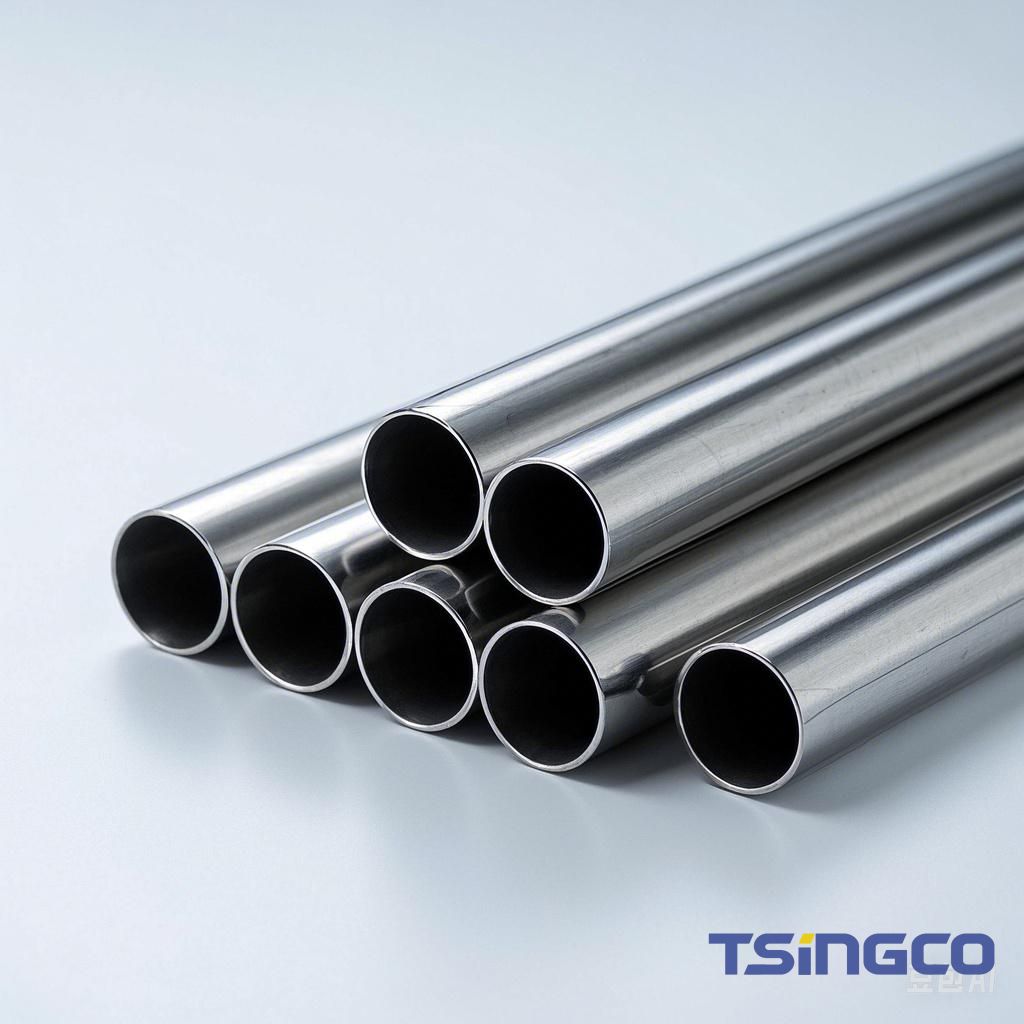 Duplex S2205 316 Smo Austenitic Corrugated Tubing Di Dalam Lubang Mesin Menggambar Pipa Stainless Steel