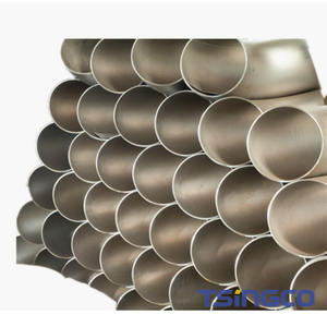 ASTM B622 Nikel Paduan Monel 400 Pemasangan Pipa Baja 90 Derajat 45 Derajat Sendi Siku Industri